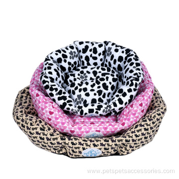 Multicolor Canvas Tunnel Slipper Pet Bed